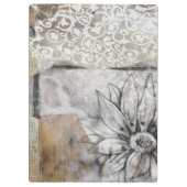 Collage Fleur II Klembord (Achterkant)