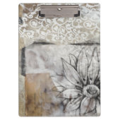 Collage Fleur II Klembord (Voorkant)