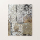 Collage Fleur II Legpuzzel (Verticaal)