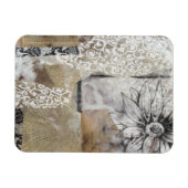 Collage Fleur II Magneet (Horizontaal)