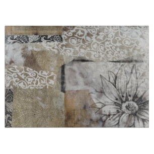 Collage Fleur II Snijplank