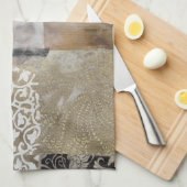 Collage Fleur II Theedoek (Quarter Fold)