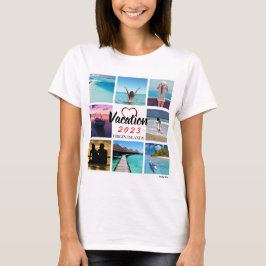 Collage Foto aangepast aan T-shirt