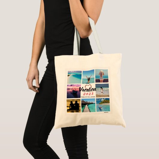 Collage Foto Aangepaste Canvas tas (Voorkant (product))