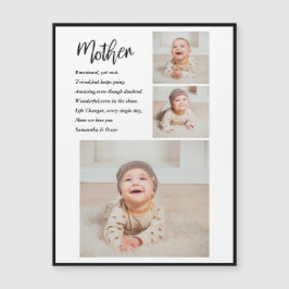 Collage foto & Beste moeder citaat Lief cadeau