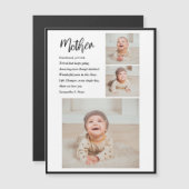 Collage Foto & Beste Moeder Citaat Lief Geschenk (Voorkant / Achterkant)