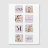 Collage Foto & Beste Oma Ooit Beste Paarse Cadeau (Voorkant)