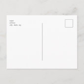 Collage Foto Bruiloft Save the Date Briefkaart (Achterkant)
