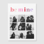 Collage Foto | Colorful Be Mine Valentijn Gift (Voorkant)