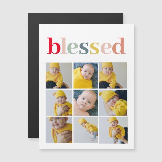 Collage Foto | Colorful Blessay Gift (Voorkant / Achterkant)