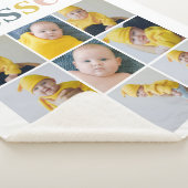 Collage Foto | Colorful Blessay Gift Sherpa Deken (3/4)