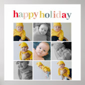 Collage Foto | Colorful Happy Holiday Poster (Voorkant)