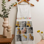 Collage Foto | Colorful Happy Holiday Schort<br><div class="desc">Omarm de geest van vreugde en viering met onze kleurrijke Happy Holiday Collage Foto,  een heerlijke toevoeging aan uw feestelijke inrichting of een doordacht cadeau voor uw dierbaren. Deze unieke collage biedt een levendige mix van vakantiethema momentopnamen,  die de essentie van uw gekoesterde momenten vastleggen.</div>