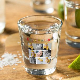 Collage Foto Colorful Happy Holiday Shot Glas