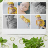 Collage Foto | Colorful Happy Holiday Theedoek (Gevouwen)