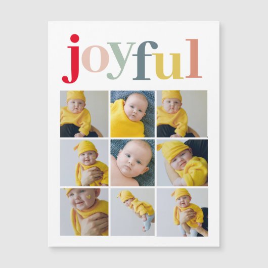 Collage Foto | Colorful Joyful Holiday Gift (Voorkant)