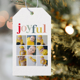 Collage Foto | Colorful Joyful Holiday Gift Cadeaulabel