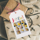 Collage Foto | Colorful Joyful Holiday Gift Cadeaulabel