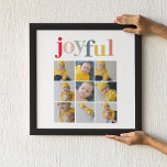 Collage Foto | Colorful Joyful Holiday Gift Canvas Afdruk<br><div class="desc">Leg de levendige sfeer van het vakantieseizoen vast met ons kleurrijke Joyful Holiday Collage Photo Gift Collectie, exclusief verkrijgbaar op Zazzle! Of u nu vakantievreugde of creëer blijvende herinneringen wilt verspreiden, onze unieke en gepersonaliseerde producten zijn de perfecte keuze. Of u nu kerst viert, Chanoeka, Kwanzaa of gewoon de geneugten...</div>