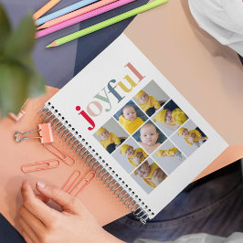 Collage Foto | Colorful Joyful Holiday Gift Planner