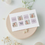 Collage Foto en beste grootmoeder ooit beste Paars Feestdagenkaart<br><div class="desc">Collage Foto en beste grootmoeder ooit beste Paarse cadeautjes . Beste persoonlijke cadeautjes voor Moederdag,  vrouwendag of mam. Verrassend mam met een cadeau dat net zo geweldig is als zij.</div>