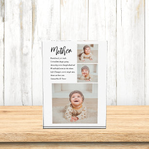 Collage Foto en beste moedercitaat Lovely Gift