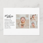 Collage Foto en beste moedercitaat Lovely Gift Feestdagenkaart (Voorkant)