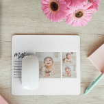 Collage Foto en beste moedercitaat Lovely Gift Muismat<br><div class="desc">Collage Foto & Best Moeder Quote Lovely Gift. Beste persoonlijke cadeautjes voor Moederdag,  Kerstmis,  Vrouwendag of Mam. Verrassend mam met een cadeau dat net zo geweldig is als zij.</div>