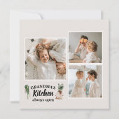 Collage Foto en Grandma Kitchen zijn altijd open (Voorkant)