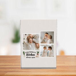 Collage Foto en Grandma Kitchen zijn altijd open