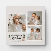 Collage Foto en Grandma Kitchen zijn altijd open Fotoplaat (Voorkant)