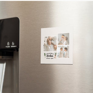 Collage Foto en Grandma Kitchen zijn altijd open Magneet