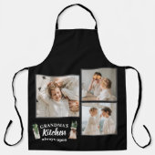 Collage Foto en Grandma Kitchen zijn altijd open Schort (Voorkant)