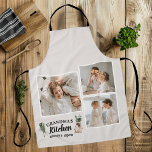 Collage Foto en Grandma Kitchen zijn altijd open Schort<br><div class="desc">Op zoek naar het perfecte cadeau voor je oma, of voor iemand die graag tijd doorbrengt in de keuken? Kijk niet verder dan dit unieke en aanpasbare product! Met een prachtige collage van je favoriete foto's is dit ontwerp er zeker van dat je je herinneringen vastlegt en ze het laatste...</div>