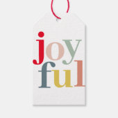 Collage Foto en kleurrijke vreugde | Vakantiegeld  Cadeaulabel (Voorkant)