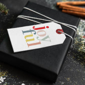 Collage Foto en kleurrijke vreugde | Vakantiegeld  Cadeaulabel