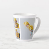 Collage Foto en kleurrijke vreugde | Vakantietoesl Latte Mok (Rechterhoek)