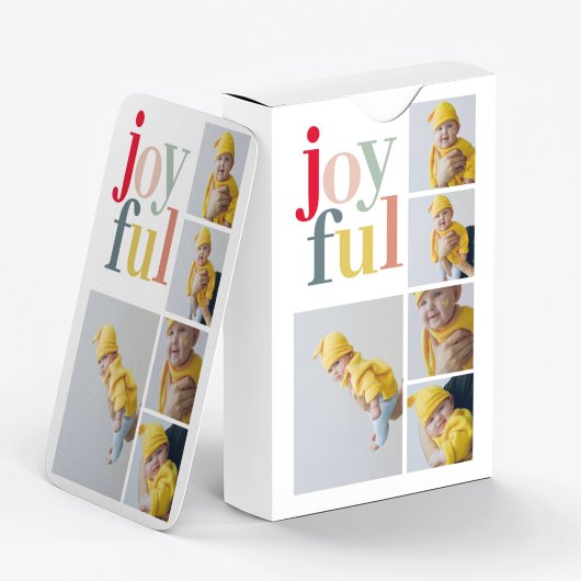 Collage Foto en kleurrijke vreugde | Vakantietoesl Pokerkaarten