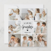 Collage Foto Gray We houden van je oma Best Gift (Voorkant)