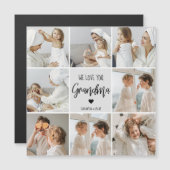 Collage Foto Gray We houden van je oma Best Gift (Voorkant / Achterkant)
