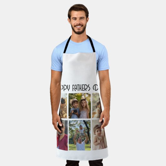 Collage Foto Happy fathers day Schort (Gedragen)