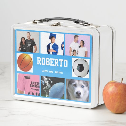 COLLAGE foto Lunchbox BLUE SKY aan te passen (In situ)