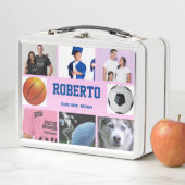 COLLAGE foto Lunchbox PINK, PAARSE aan te passen (In situ)