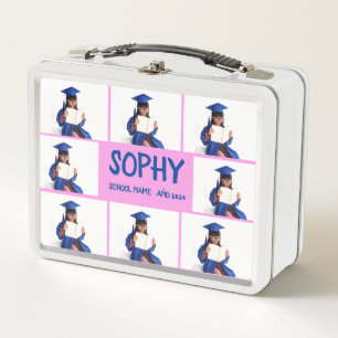 COLLAGE foto Lunchbox ROOS, WIT aan te passen