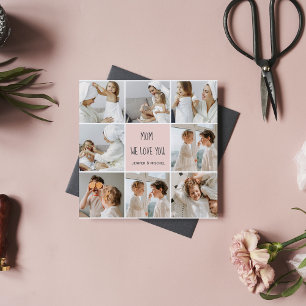 Collage Foto Mam We houden van je beste moeder Gif