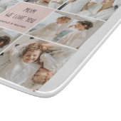 Collage Foto Mam We houden van je beste moeder Gif Snijplank (Hoek)