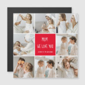 Collage Foto mama Red We houden van je beste moede (Voorkant / Achterkant)