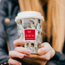 Collage Foto mama Red We houden van je beste moede