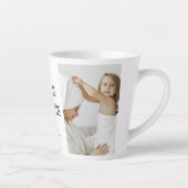Collage Foto | Mijn moeder is mijn Valentijn Gift Latte Mok (Rechts)