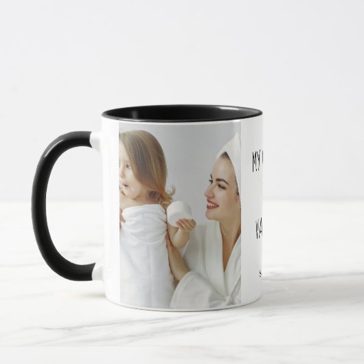 Collage Foto | Mijn moeder is mijn Valentijn Gift Mok (Links)